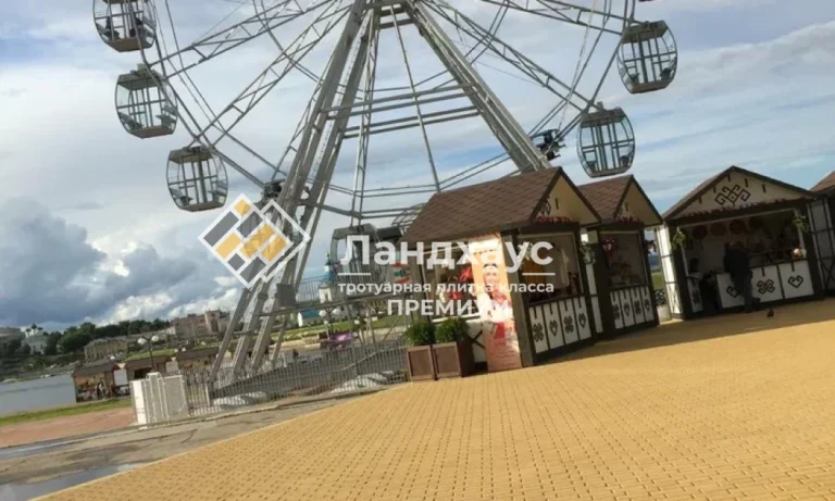 Укладка тротуарной плитки Ландхаус 4000м2 Красная площадь Чебоксары